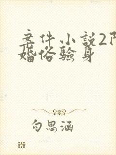 案件小说2阿龟婚俗验身