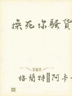 操死你骚货h