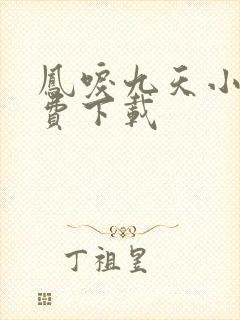凤唳九天小说免费下载