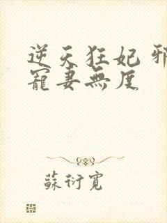 逆天狂妃 邪王宠妻无度