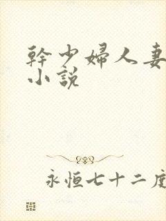 干少妇人妻系列小说
