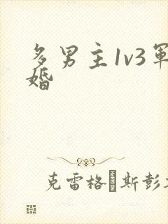 多男主1v3军婚封面