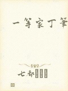 一等家丁笔趣阁封面