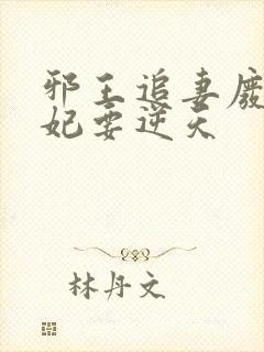 邪王追妻废材狂妃要逆天