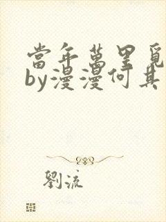 当年万里觅封侯by漫漫何其多讲的什么封面