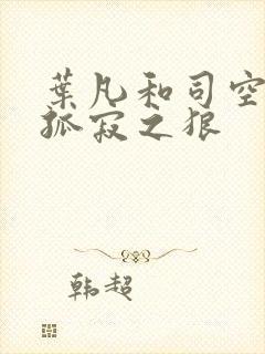 叶凡和司空嫣然孤寂之狼