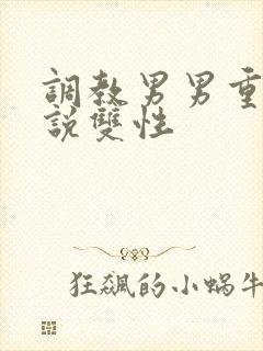 调教男男重口小说双性封面