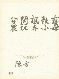 公开调教露出当众玩弄小母狗小说封面