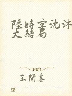 陆时宴沈沐最终大结局