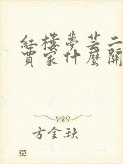 红楼梦芸二爷与贾家什么关系