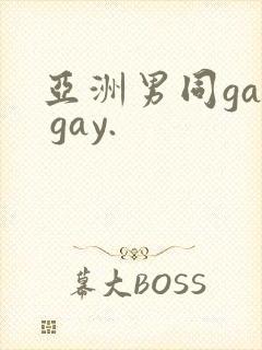 亚洲男同gay gay.