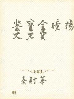 鉴宝金瞳杨波全文免费