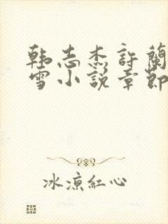 韩志杰许兰晴陆雪小说章节