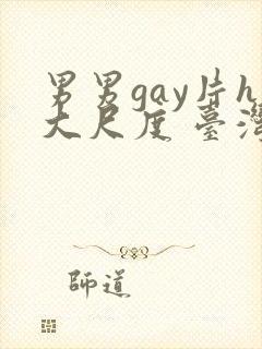 男男gay片h大尺度 台湾封面
