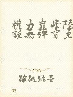 权力巅峰陆浩小说无弹窗免费阅读