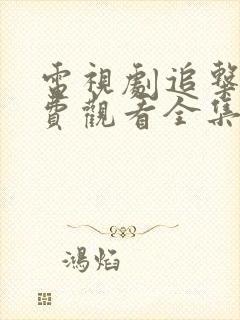 电视剧追击者免费观看全集完整版高清封面
