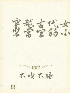 穿越古代女扮男装当官的小说