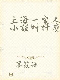 上海一家人原著小说叫什么