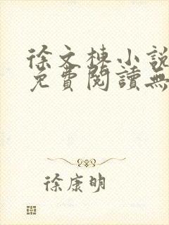 徐文栋小说全文免费阅读无弹窗