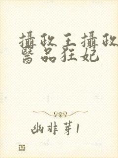 摄政王摄政王的医品狂妃