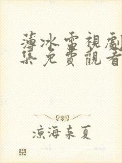 薄冰电视剧40集免费观看