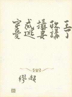 穿成摄政王的侍爱逃妻讲了什么