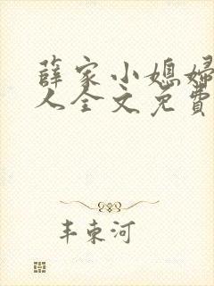 薛家小媳妇笑佳人全文免费阅读