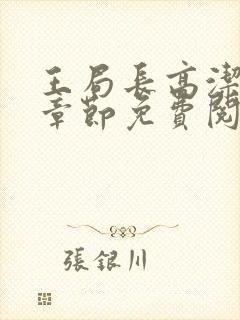 王局长高洁最新章节免费阅读