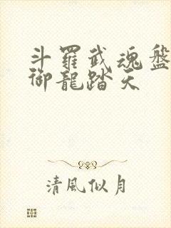 斗罗武魂盘龙棍御龙踏天