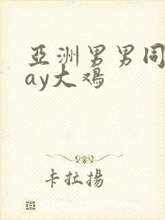 亚洲男男同志gay大鸡封面