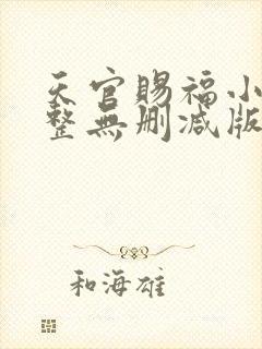 天官赐福小说完整无删减版