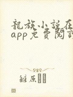 龙族小说在哪个app免费阅读