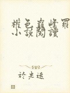 权色巅峰罗泽凯小说阅读