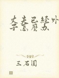 丈夫已经外遇妻子怎么办封面