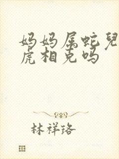 妈妈属蛇儿子属虎相克吗封面