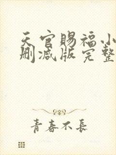 天官赐福小说未删减版完整版