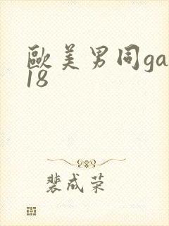 欧美男同gay18