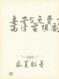 妻子5免费完整高清电视剧在线观看