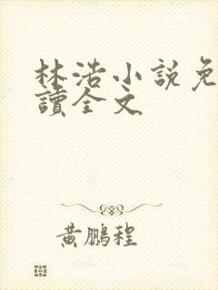 林浩小说免费阅读全文