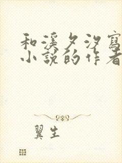 和溪夕汐写同类小说的作者