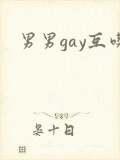 男男gay互吃