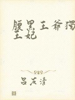 腹黑王爷独宠懒王妃