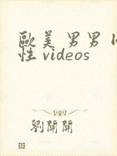 欧美 男男 同性 videos
