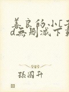 善良的小[子hd无删减下载