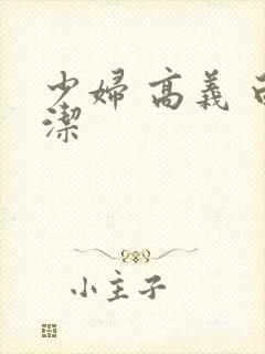 少妇 高义 白洁封面