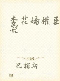 杏花娇权臣掌心宠