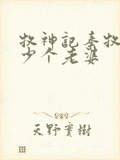 牧神记秦牧有多少个老婆
