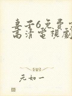 妻子6免费完整高清电视剧