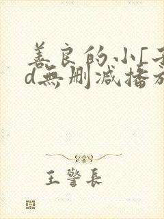 善良的小[子hd无删减播放一区