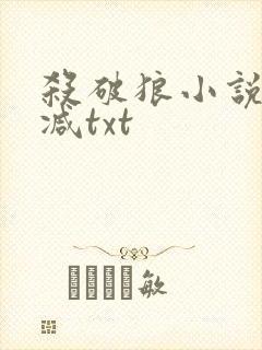 杀破狼小说无删减txt